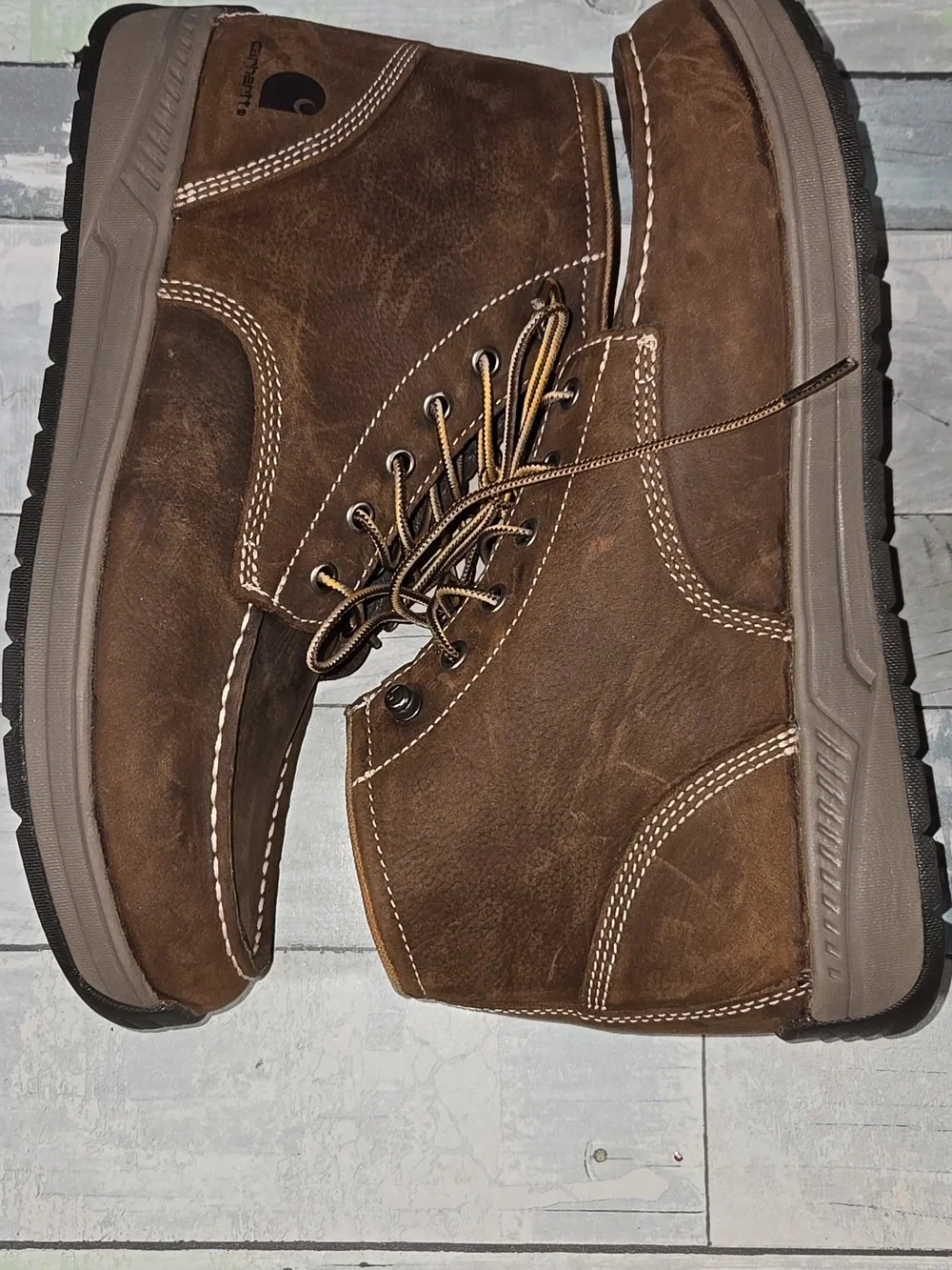Carhartt Lightweight Wedge Moc Toe Chukka Boots Sz 11.5